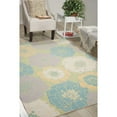 thumbnail image 2 of Nourison Home & Garden Indoor/Outdoor Green 4'3" x 6'3" Area Rug, (4x6), 2 of 4