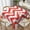 Coral Red and White, variant on Square Tablecloth hot Pink White Large Chevron Zigzag Pattern Table Cover Washable Table Cloths for Kitchen Dinning Party Tabletop Modern Decoration 60 x 60inch