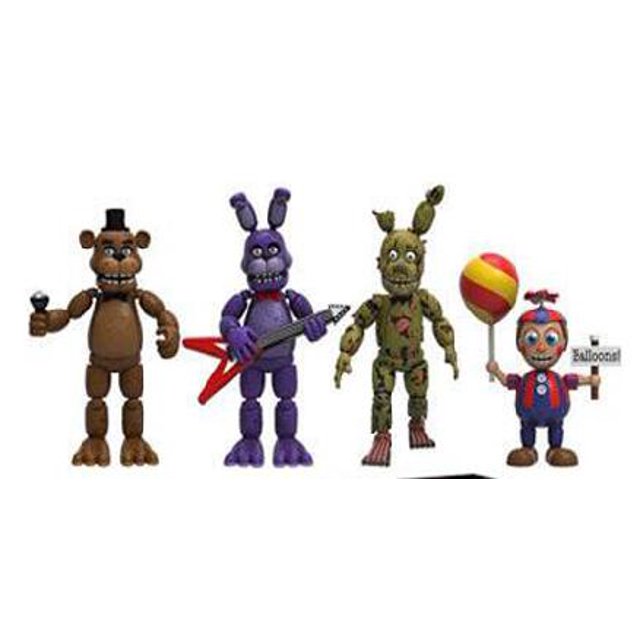 4 unids/set juego cinco noches Freddy personaje lindo PVC figura de acción modelo Juguetes