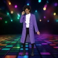 thumbnail image 4 of Peluca Fun World Purple Pain para hombres adultos, 4 of 5
