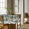 thumbnail image 3 of Christmas Tablecloth × Rectangular Deers Snowman Trees Washable Table Cover for Party Picnic Dinner Decor, 3 of 6