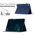 thumbnail image 3 of for iPad 9th/ 8th/ 7th Generation Case (2021/2020/2019), iPad 10.2 inch Released,PU Leather Embossed Coconut Tree Slim Case with Pencil Holder Card Slot Protective Smart Cover,Blue, 3 of 6