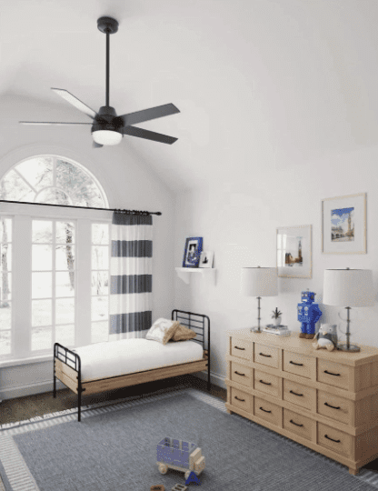 Hunter AeroSync Smart Ceiling Fan 50 Inch with LED Light Kit, WiFi Enabled, Remote Control, Indoor Modern Ceiling Fan, Model 50389