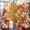 Brick Red, Mustard Yellow, variant on Fall Thanksgiving Arch Backdrop Cover 6.6Ft, Wedding Arch Covers Stretchy Backdrop, Farm Harvest Pumpkin Maple Leaf Patchwork Fitted 2 Sided Arched Photo Background for Birthday Party Decorations