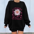 thumbnail image 2 of Moda mujer casual manga larga impreso o-cuello señoras sudadera tops Fridja ghj987+911, 2 of 5