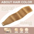 thumbnail image 2 of Extensiones de cabello YNSNR Caramel Blonde 22 cm, 20 unidades, 2 of 6