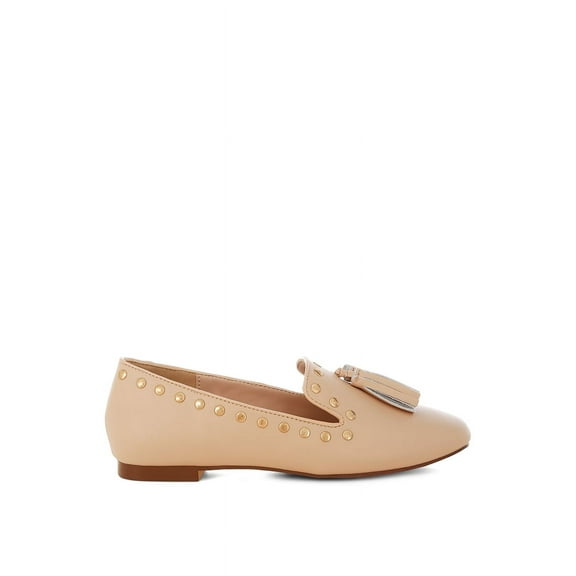 Philoha Studs & Tassels Detail Flat Loafers