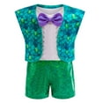 thumbnail image 6 of Boys Green Costume Christmas Birthday Cosplay Dress up Outfits, 12M-6Y, 6 of 6
