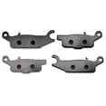 thumbnail image 2 of KMG Rear Brake Pads Compatible with 2009-2011 Yamaha YFM 550 4WD Grizzly Auto FI - Non-Metallic Organic NAO Brake Pads Set, 2 of 4