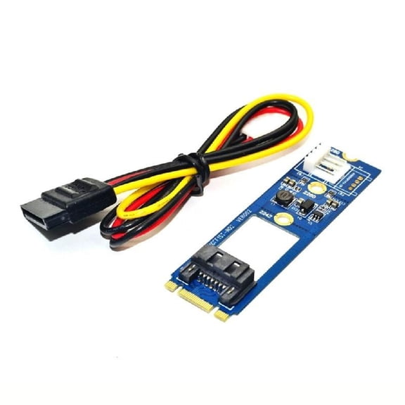 7Pin SATA3.0 Adapter Converter Board Card for 2242 2260 2280 Storage Horizontal Frame