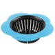 thumbnail image 4 of Colador y tapón de drenaje para fregadero con diseño de flores azules para cocina y baño, accesorio de lavabo de plástico, 4 of 8