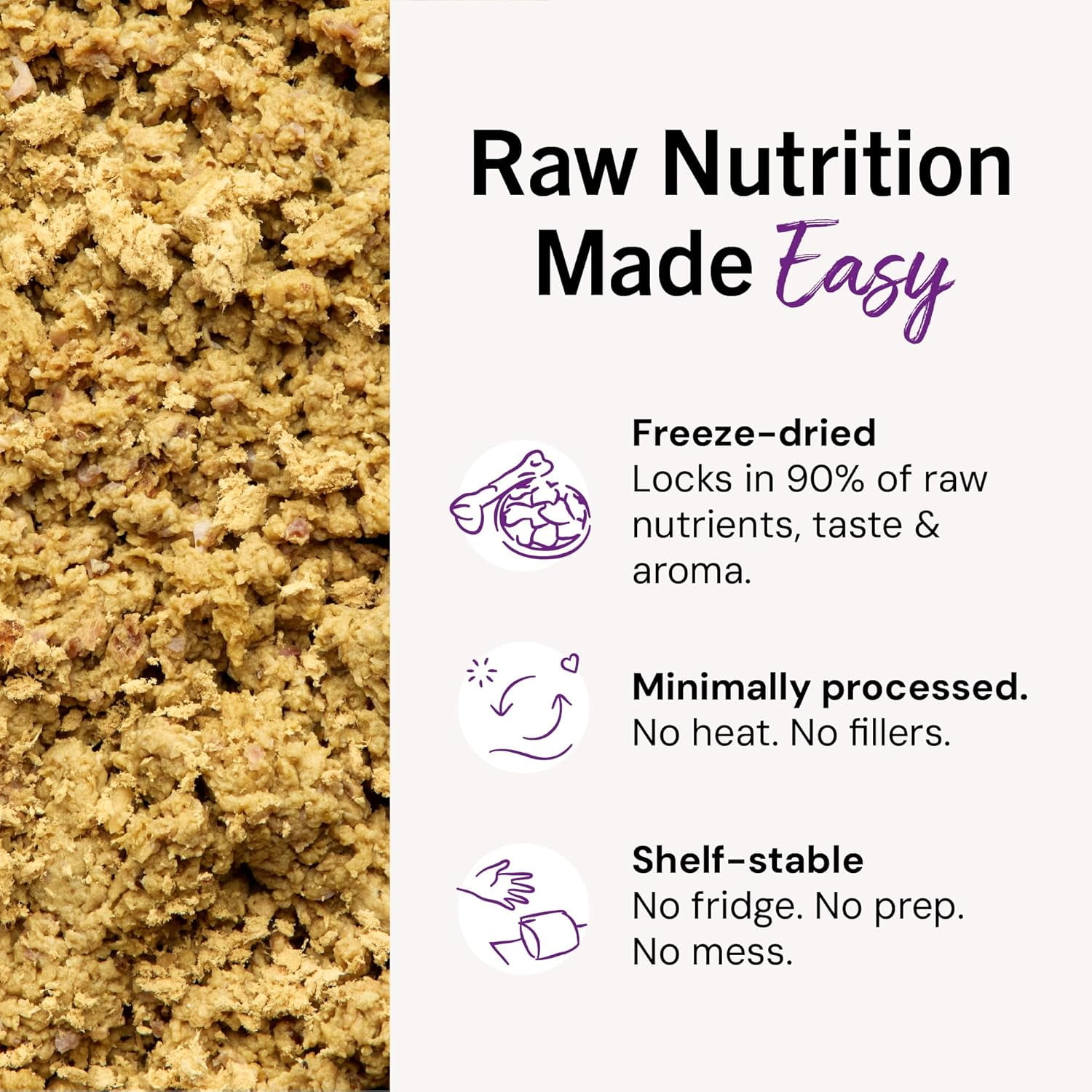 Stella & Chewy's Freeze-Dried Dinner Morsels for Cats - Chick Chick Chicken Recipe - 18 Ounce Bag