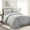 Light Gray, variant on Reyna Cotton Duvet Cover Set, Wheat Color - 2 Piece Bedding Set - Full / Queen Size - 100% Cotton