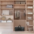 thumbnail image 5 of Unique Bargains Clothes Storage Moving Bags for Closet Organizers Black 29x13x14.5in, 5 of 7
