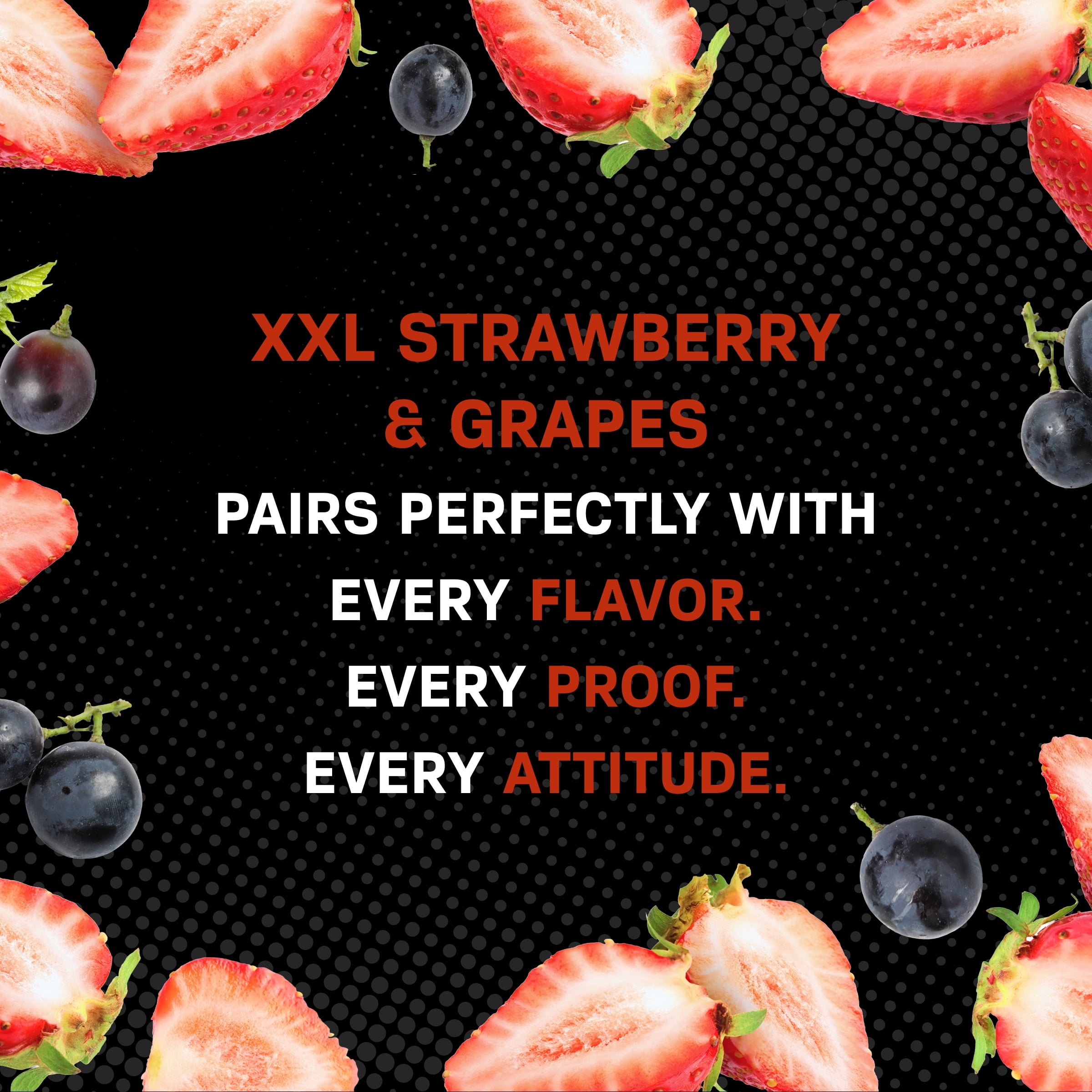 XXL Strawberry & Grapes Moscato, 750 mL Glass Bottle, 16% ABV