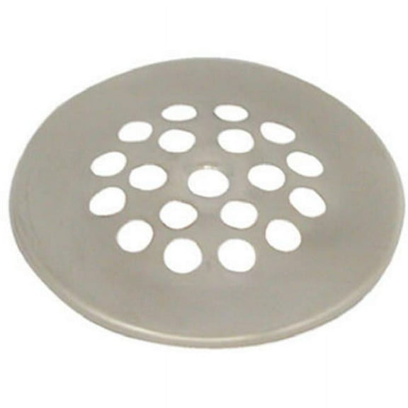 Danco 2-7/8 in. Brushed Nickel Metal Shower Drain Strainer 89269