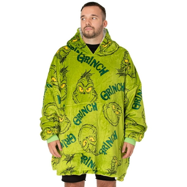 The Grinch Adult Oversized Hoodie Blanket 