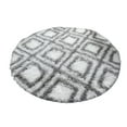 thumbnail image 1 of CAROOTU Tapis Rond Simple Doux Confortable Absorbant Antidérapant pour, 1 of 6