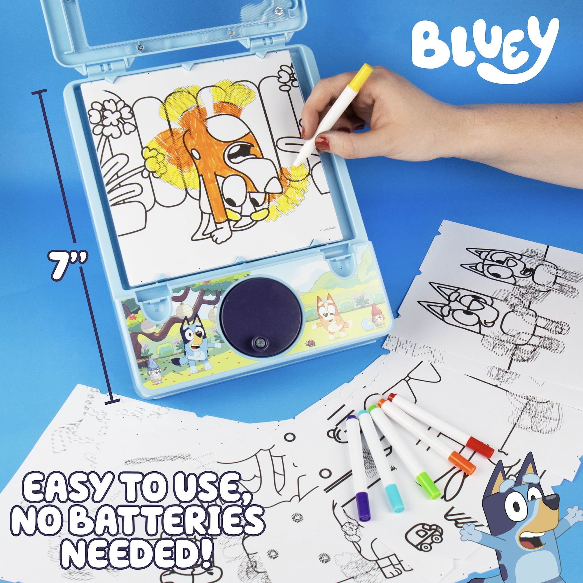 Bluey Color Motion Animation Tablet