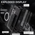 thumbnail image 4 of For Samsung Galaxy S25 Plus Waterproof Case with Magnetic Magsafe Charging,IP68 Waterproof Case for Samsung S25 Plus Case Phone Cover with Screen Protector Cover Black, 4 of 6
