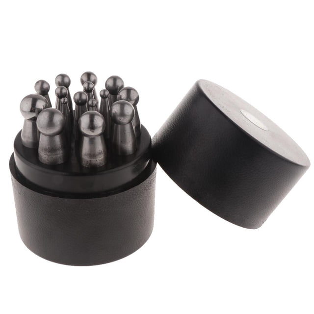 Joyero Perfora Herramienta Perfecto Para Moldear, Y Perseguir Metales Preciosos Y Joyas De Metal. 15 piezas
