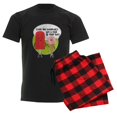 thumbnail image 6 of CafePress - Popsicle Stick Men's Dark Pajamas - Men's Dark Loose Fit Cotton Pajama Set, 6 of 7