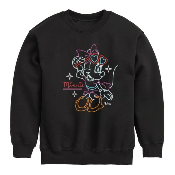 Disney - Minnie Mouse Superstar Pose - Youth Crewneck Fleece Sweatshirt