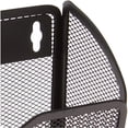 thumbnail image 3 of YBM Home Mesh Wall File Organizer Single Pocket, 13”x8.5”x4”, Black, 3 of 5
