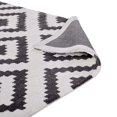 thumbnail image 5 of Modway Alika Abstract Diamond Trellis 5x8 Area Rug in Charcoal and Ivory, 5 of 6