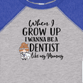 thumbnail image 4 of Inktastic Future Dentist Like Mommy Girls Baby Bodysuit, 4 of 5