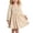 R193/Khaki, variant on Vividxx Girls Dresses Ruffle Long Sleeve Dress Elegant Casual Party Wear Fall Dress for Girls 8-9 Years