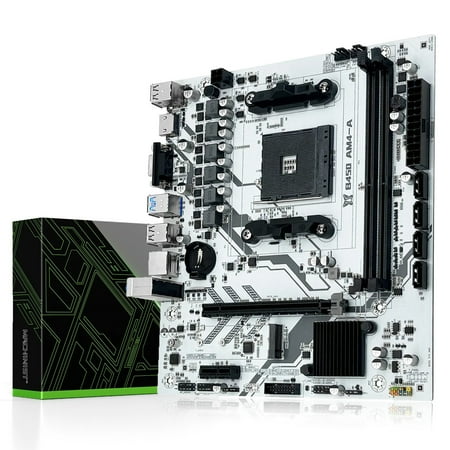 B450 Motherboard AMD Processor Dual-channel DDR4 Memory AM4 Mainboard M.2 NVME (Supports Ryzen 5500 5600 5600G CPU)