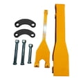 thumbnail image 4 of Terraxo Mini Excavator Arm Extension Accessory, Attachable, Multifunctional, Easy Installation, Trenching Attachment, Yellow Attachment 3 cm Pin, 4 of 8