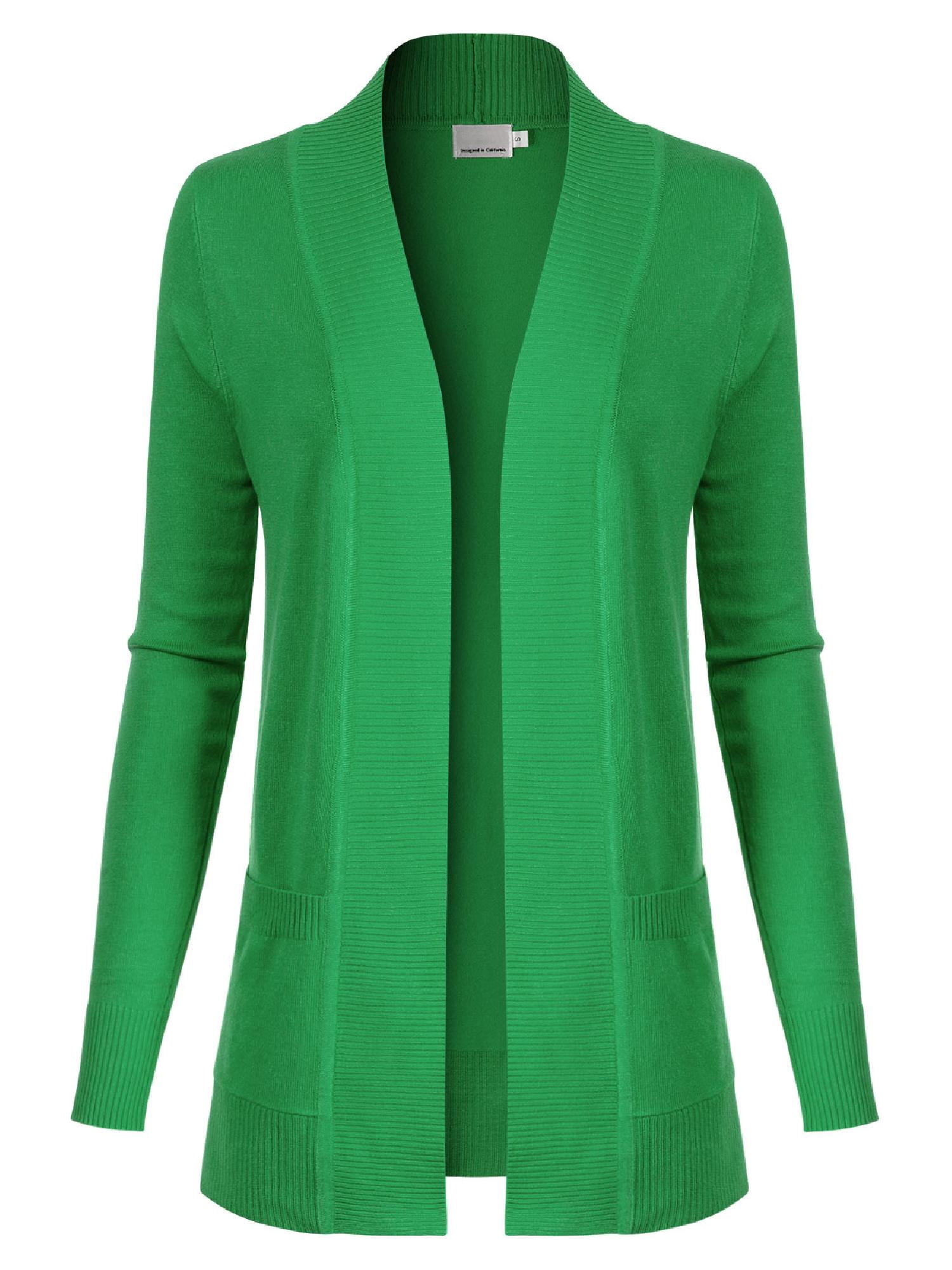 Classic Knit Cardigan Apple Green 