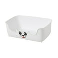 thumbnail image 4 of GROWTH TANK Under Desk Storage Box Rolling Wheels Container for Dormitory Pantry Bedroom White, 4 of 9