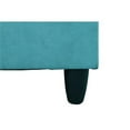 thumbnail image 5 of Starhome L Shaped Green Couch with Storage Ottoman(Pillows Included) Microfiber, 5 of 7