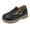Black, variant on Girl's Platform Penny Loafers School Uniform Flats Slip on Round Toe Dress Shoes Boys Girls Loafer Flats Slip-On Comfort School Casual Dress Shoes Little Girls Loafers