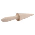thumbnail image 3 of Wood Cone Roller Pastry Ice Cream Cone  Baking Tools For Home Dessert Shop, 3 of 6