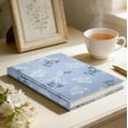thumbnail image 2 of ipoul Floral Notebook, Journal for Writing, Hardcover, Lined, Notebook for Women, A5, Lay Flat, Blue, 2 of 8