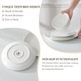 thumbnail image 2 of Vancasso 18 Pcs Dinnerware Sets, Ceramic Plates and Bowls Sets for 6, Scratch Resistant Kitchen Dinner Set , Microwave & Dishwasher Safe, 2 of 7