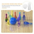 thumbnail image 5 of 1 set Fabricación de bolos Molde Bowling Molde de fundición Silicon Bowling Ornament Molde, 5 of 5