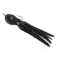 thumbnail image 1 of Falda de calamar suave para pesca de arrastre, cebo de 4 pulgadas con anzuelos, aparejos de pesca realistas Negro, 1 of 8