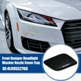 thumbnail image 2 of Unique Bargains Right Passenger Side Front Bumper Headlight Washer Nozzle Cover Cap for Audi Q7 2007-2015 Gloss Black, 2 of 6