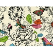 Pack of 1, in Living Color 30" x 417' Half Ream Roll Gift Wrap for Holiday, Party, Kids' Birthday, Wedding & Special Occasion Packaging