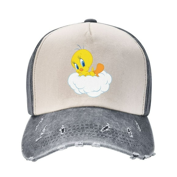 Tweety Bird Baseball Cap Men Women Fashion Classic Adjustable Plain Hat Gray