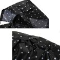 thumbnail image 4 of Abrigos para dama Gabardina holgada con capucha y para mujer (Negro, L), 4 of 5