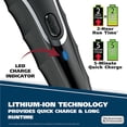 thumbnail image 5 of Blade Rechargeable Wet Dry Lithium Ion Deluxe Beard Trimmer with Interchangeable Heads for Men, 5 of 8