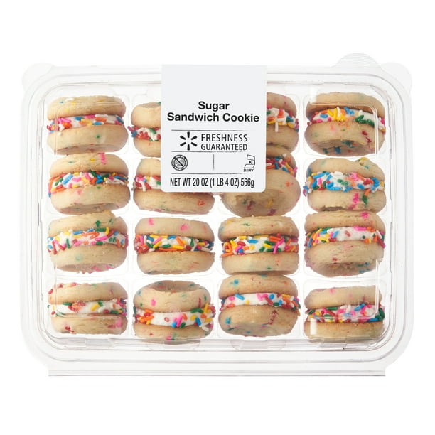 Freshness Guaranteed Sugar Sandwich Cookies, 20 oz, 16 Count
