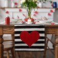 thumbnail image 4 of Table Runner Clearance! Buffalo Plaid Valentine Day Table Runner Anniversary Holiday Kitchen Dining Table Decoration for Home Party Indoor Valentines Day Decorations 1X Table Runner, 4 of 9