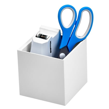 UPC: 0842048033318 | Bostitch Konnect Pencil Cup Desk Organizer  Pen Cup  White